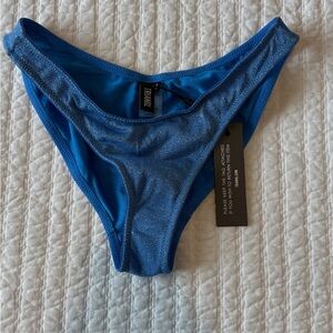 Triangl Sparkle/Shimmer Blue Bikini Bottoms size M